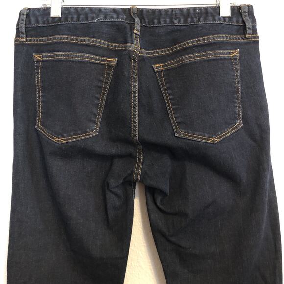 Gap 1969 Always Skinny Jeans 31 Extra Long Dark Wash Denim Straight Leg Pant - Picture 8 of 9